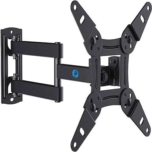 The Best Full Motion TV Monitor Wall Mount Bracket Articulating Arms Swivel Tilt Extension Rotation for Most 13-42 Inch LED.-image