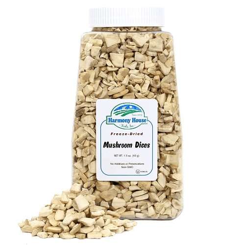 The Best Harmony House Foods Freeze-Dried Mushroom Dices.-image