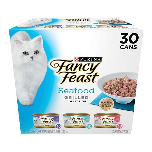 The Best Fancy Feast Purina Grilled Seafood Feast Variety Pack.-image