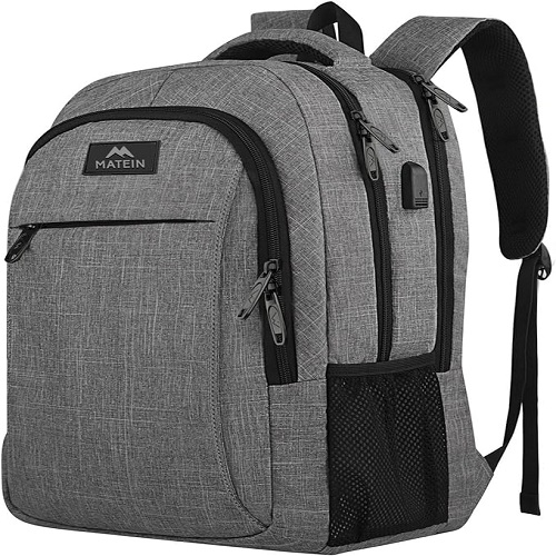 The Best Travel Laptop Backpack, Business Anti Theft Slim Sturdy Laptops Backpack with USB.-image